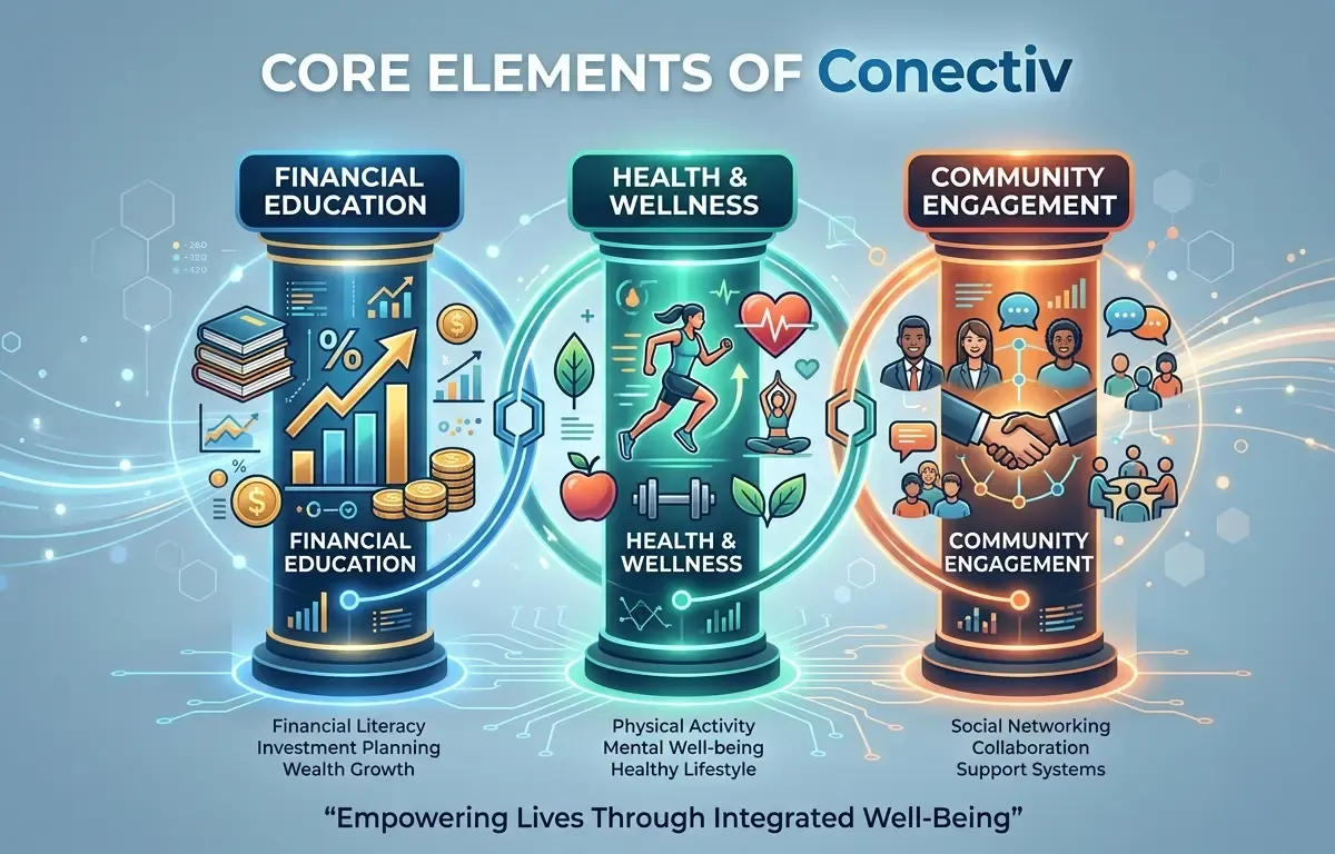 Three pillars of Conectiv ecosystem illustrated